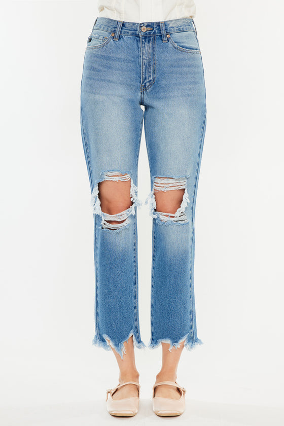 Regina High Rise Mom Jeans - Official Kancan USA