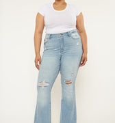 Yvette High Rise Flare Jeans (Plus Size) – Official Kancan USA