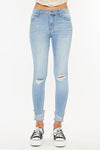 Fleur Mid Rise Ankle Skinny Jeans - Official Kancan USA