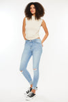 Fleur Mid Rise Ankle Skinny Jeans - Official Kancan USA