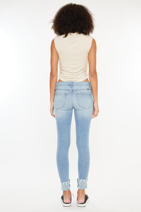 Fleur Mid Rise Ankle Skinny Jeans - Official Kancan USA