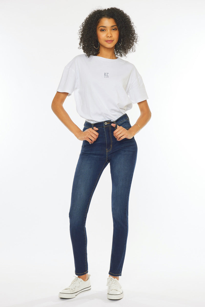 Hallie Ultra High Rise Super Skinny Jeans Official Kancan USA