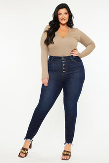  Martha High Rise Super Skinny Jeans (Plus Size)