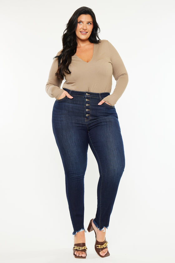 Martha High Rise Super Skinny Jeans (Plus Size)