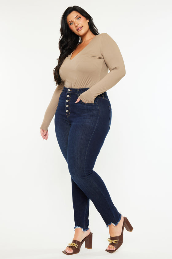 Martha High Rise Super Skinny Jeans (Plus Size)