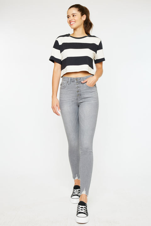 Tamara High Rise Ankle Skinny Jeans - Official Kancan USA