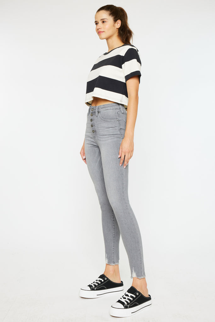 Tamara High Rise Ankle Skinny Jeans - Official Kancan USA