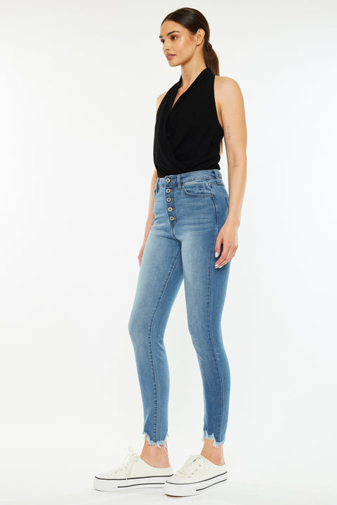 Greyson High Rise Super Skinny Jeans - Official Kancan USA