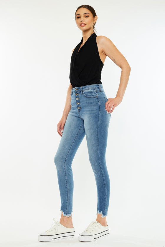 Greyson High Rise Super Skinny Jeans - Official Kancan USA