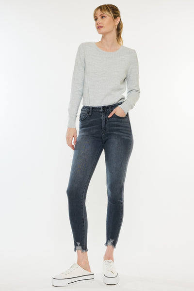 Esther High Rise Ankle Skinny Jeans