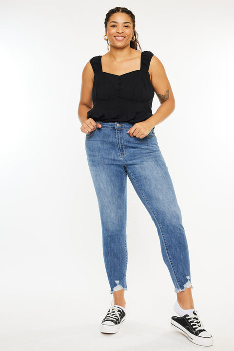 Lana High Rise Ankle Skinny (Plus Size) - Official Kancan USA