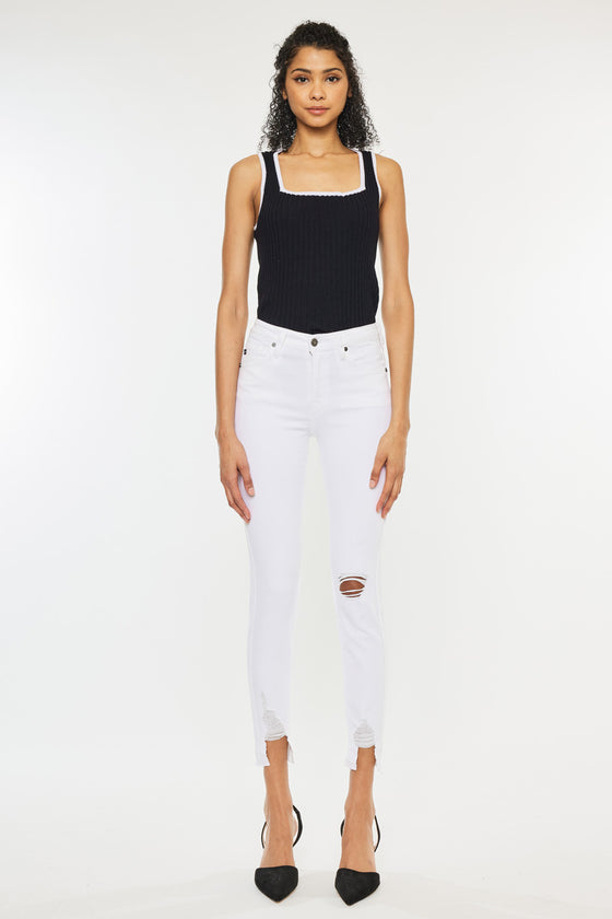 Kendra High Rise Ankle Skinny Jeans - Official Kancan USA