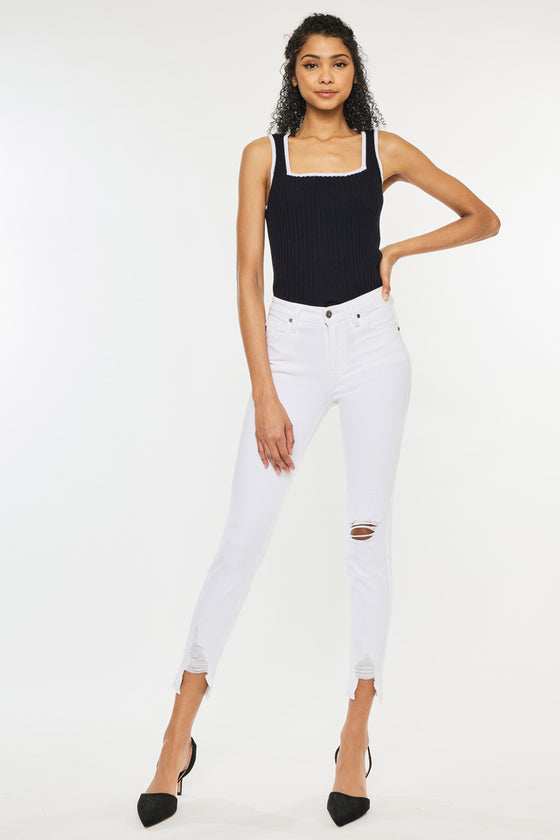 Kendra High Rise Ankle Skinny Jeans - Official Kancan USA