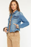 Bianca Distressed Denim Jacket