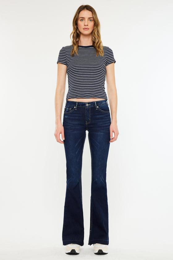 Heidi Mid Rise Flare Jeans