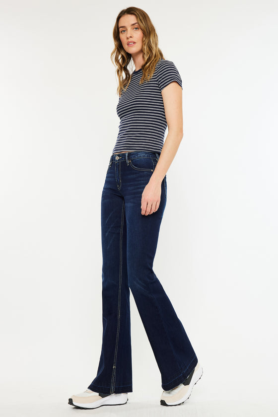 Heidi Mid Rise Flare Jeans