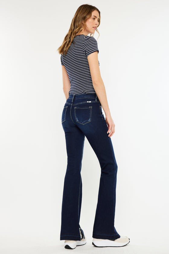 Heidi Mid Rise Flare Jeans