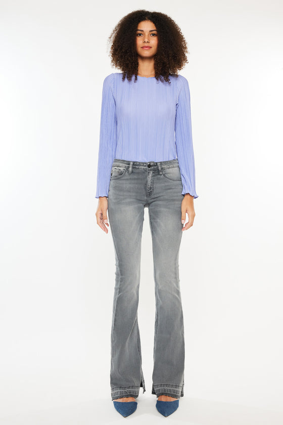 Heidi Mid Rise Flare Jeans - Official Kancan USA