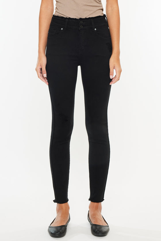 Danica High Rise Ankle Skinny Jeans - Official Kancan USA