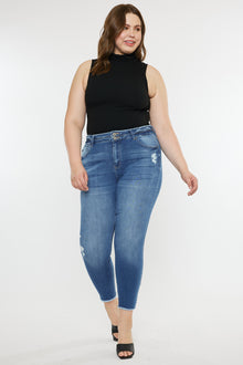  Valencia High Rise Ankle Skinny Jeans (Plus)