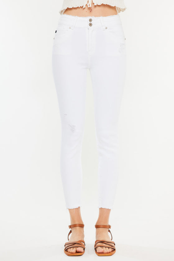 Danica High Rise Ankle Skinny Jeans - Official Kancan USA