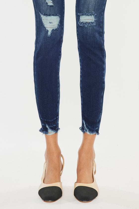 Electra Mid Rise Ankle Skinny Jeans - Official Kancan USA