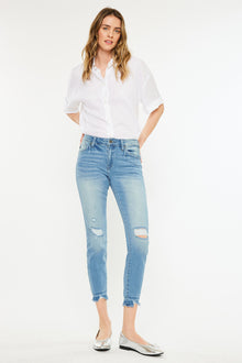  Electra Mid Rise Ankle Skinny Jeans