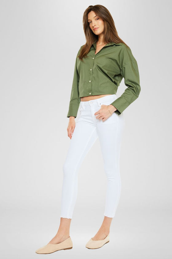 Ivy Mid Rise Ankle Skinny Jeans