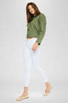 Ivy Mid Rise Ankle Skinny Jeans