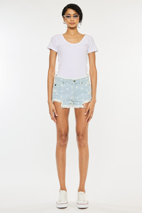 Ida Mid Rise Polka Dot Shorts - Official Kancan USA