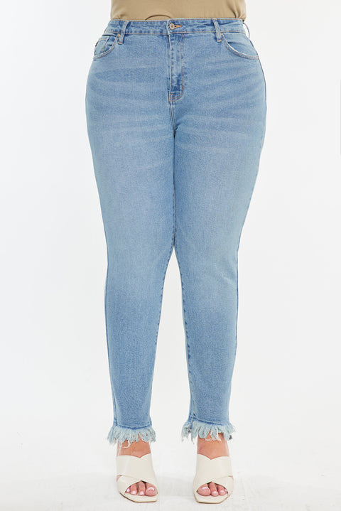 Val High Rise Cigarette Leg Jeans (Plus Size)