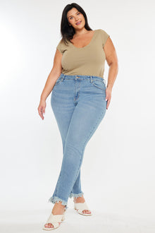  Val High Rise Cigarette Leg Jeans (Plus Size)