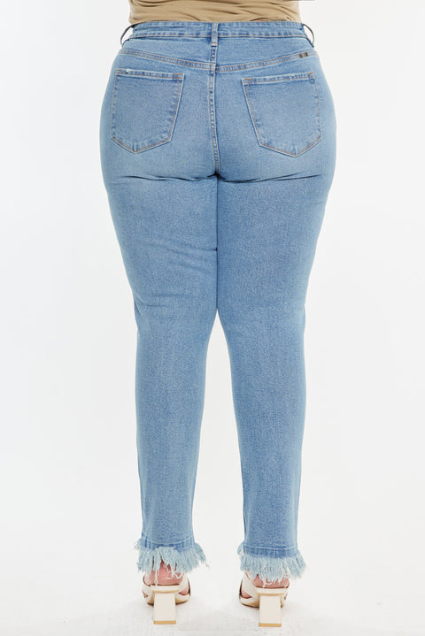 Val High Rise Cigarette Leg Jeans (Plus Size)