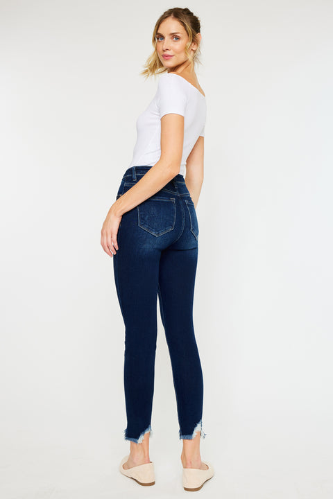 Maria High Rise Ankle Skinny Jeans - Official Kancan USA