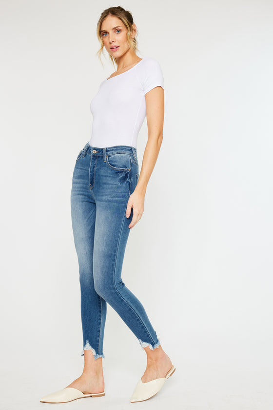 Maria High Rise Ankle Skinny Jeans - Official Kancan USA