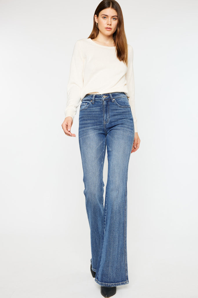 Luke High Rise Flare Jeans - Official Kancan USA