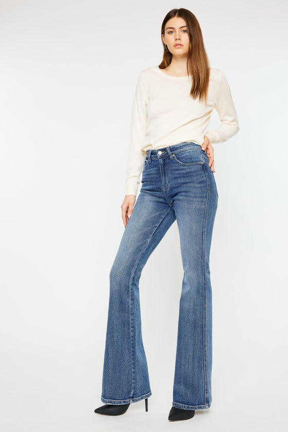 Luke High Rise Flare Jeans - Official Kancan USA