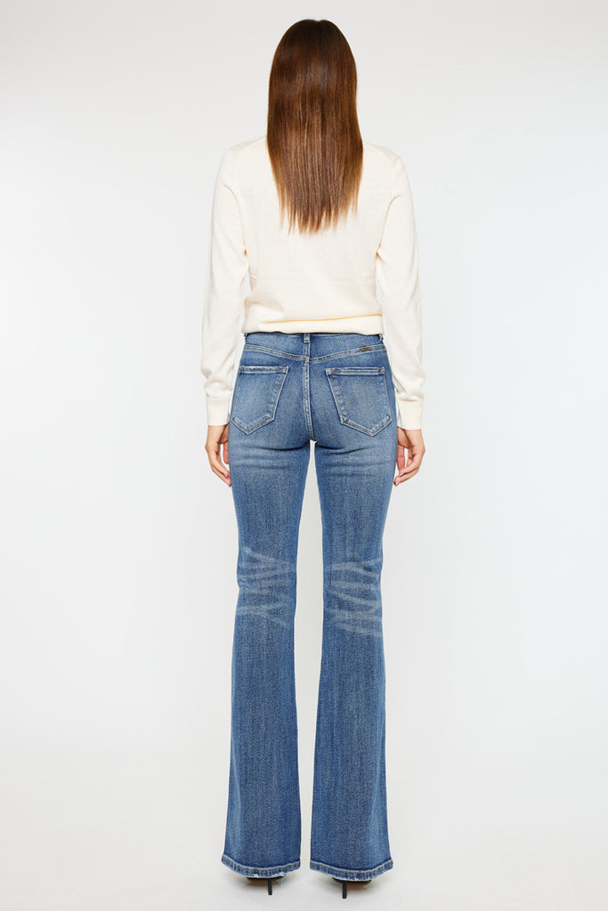 Luke High Rise Flare Jeans - Official Kancan USA