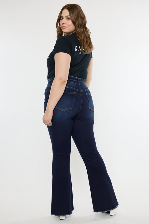 Gill High Rise Flare Jeans - Plus - Official Kancan USA