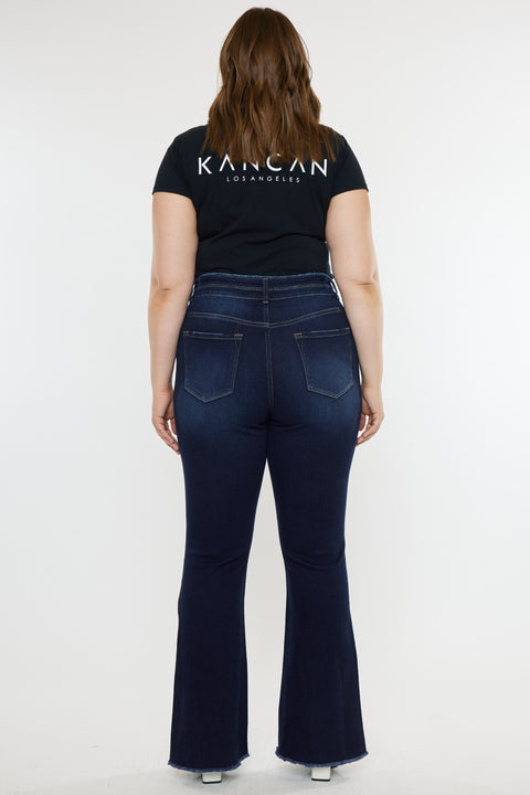 Gill High Rise Flare Jeans - Plus - Official Kancan USA