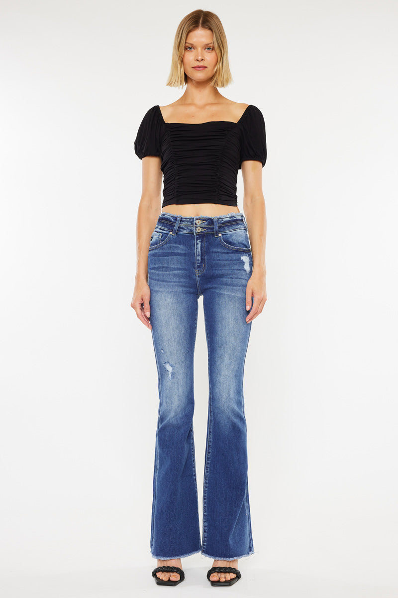 Morgan High Rise Flare Jeans – Official Kancan USA