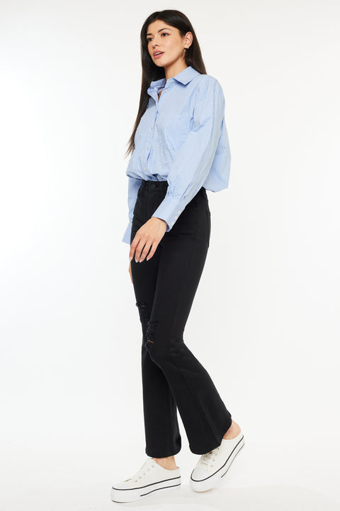 Crystal High Rise Bootcut Jeans (Petite) - Official Kancan USA