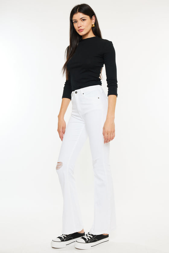 Crystal High Rise Bootcut Jeans (Petite) - Official Kancan USA