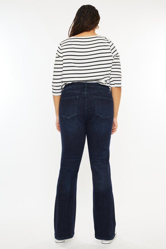 Teresa High Rise Bootcut Jeans (Plus Size) - Official Kancan USA