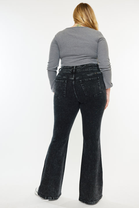 Soraya Ultra High Rise Flare Jeans (Plus Size) - Official Kancan USA