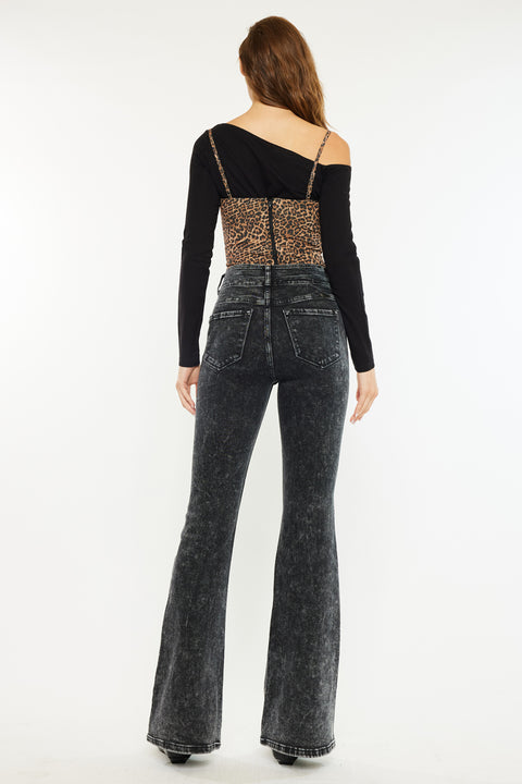 Amirah Ultra High Rise Flare Jeans