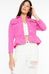 Marilou Peplum Denim Jacket - Official Kancan USA