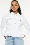 Marilou Peplum Denim Jacket - Official Kancan USA