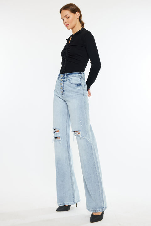 Ariena Ultra High Rise 90's Flare Jeans