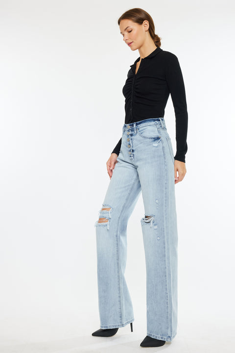 Ariena Ultra High Rise 90's Flare Jeans